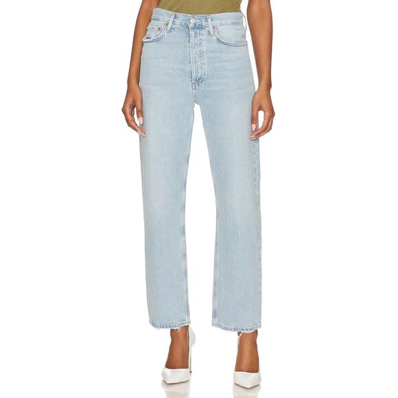 AGOLDE 90's Mid Rise Loose Jeans in Reputation - Picture 1 of 8